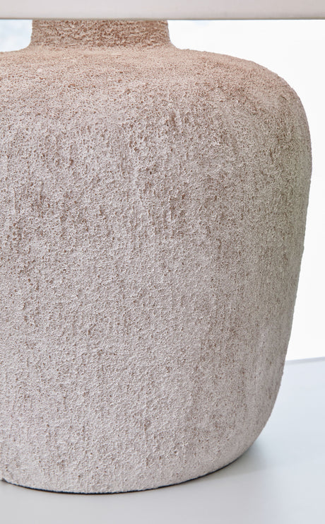 Danry - Distressed Cream - Metal Table Lamp by Signature Design by Ashley® | Bel Furniture