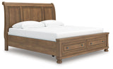 Feddinger - Storage Sleigh Bed