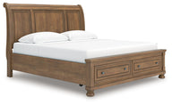 Feddinger - Storage Sleigh Bed