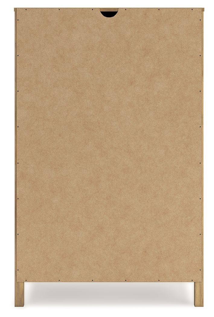 Bermacy - Light Brown - Five Drawer Chest by Signature Design by Ashley® | Bel Furniture