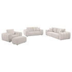 Burnett - Chenille Upholstered Sofa Set