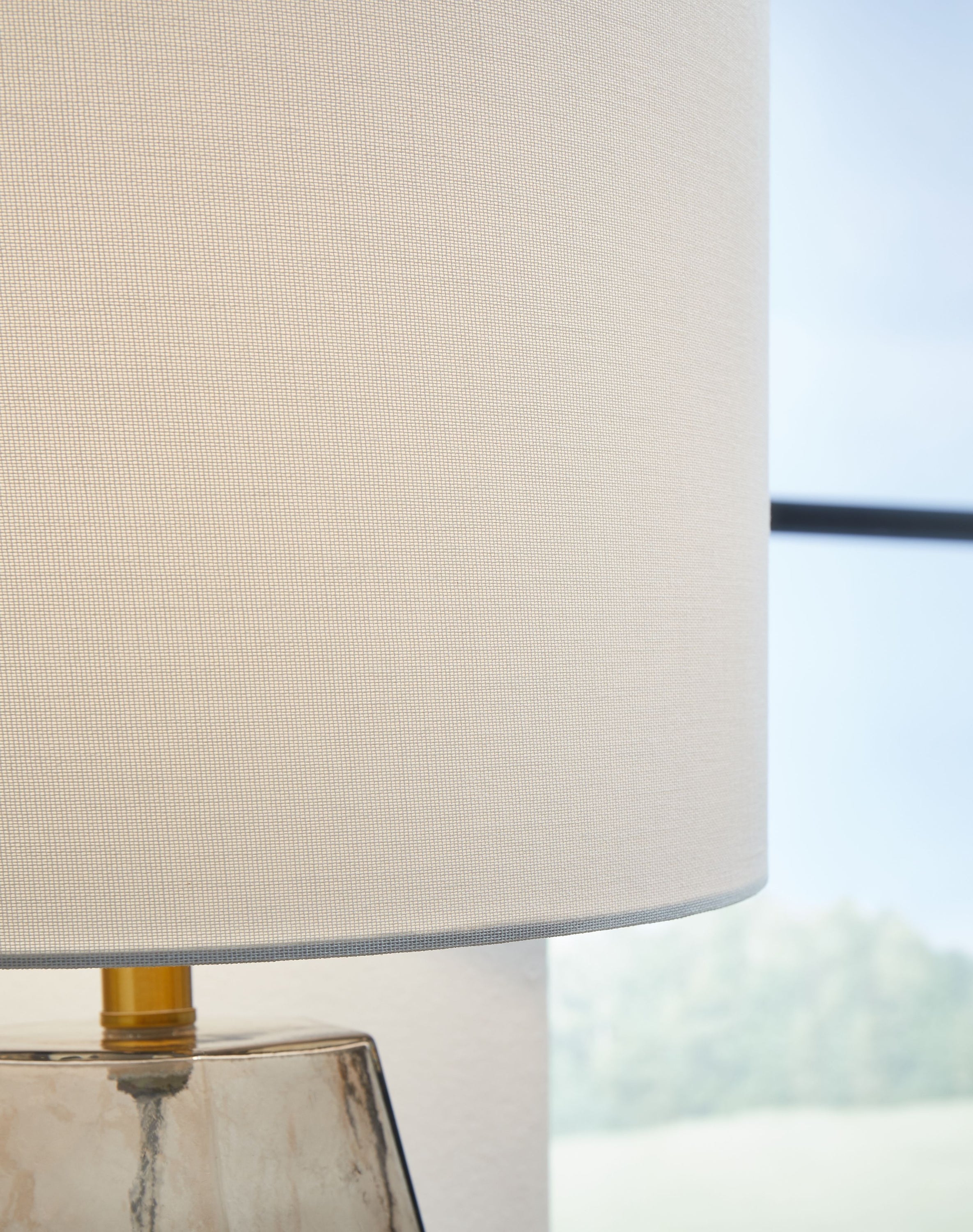 Taylow - Gray - Glass Table Lamp