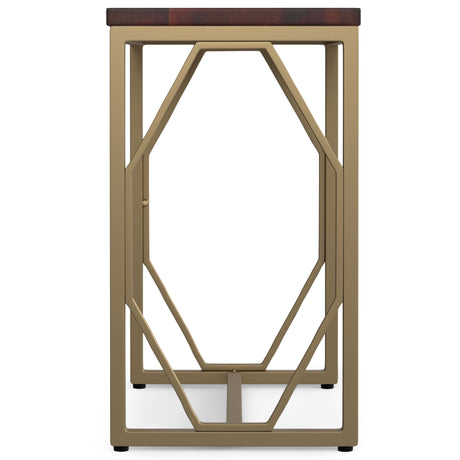 Selma - Handcrafted Metal And Wood Accent Table - view 13