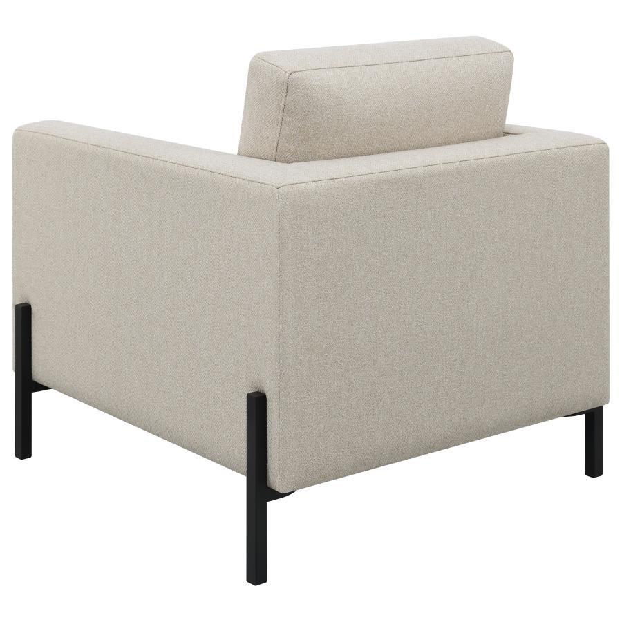 Tilly - Upholstered Track Arm Sofa Set