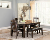 Haddigan - Dining Table With Side Chairs by Signature Design by Ashley® | Bel Furniture