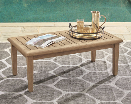 Gerianne - Rectangular Cocktail Table - Brown - view 3