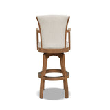 Williams - Swivel Bar Stool With Armrests by Jennifer Taylor Home | Bel Furniture