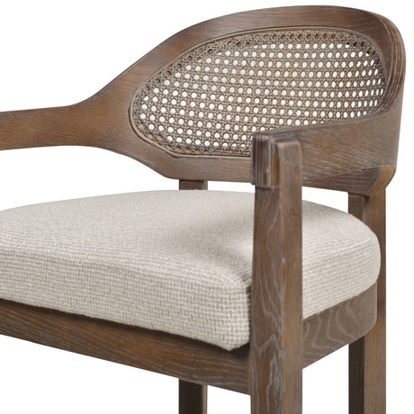 Americana - Mid-Century Modern Cane Back Counter Stool - view 37