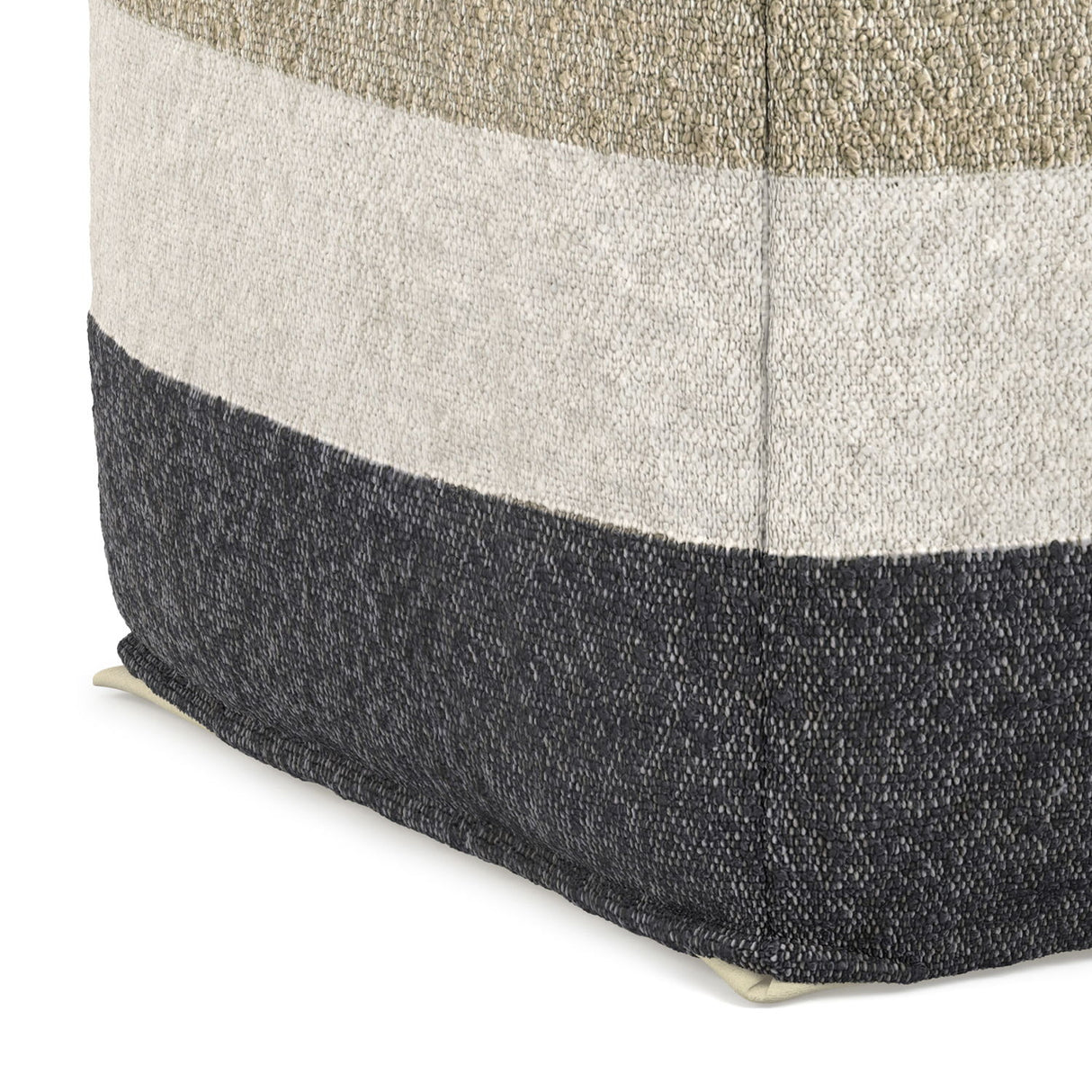Clay - Square Pouf, Upholstered