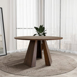 Bolton - Round Dining Table - Walnut by Ashcroft Furniture | Bel Furniture