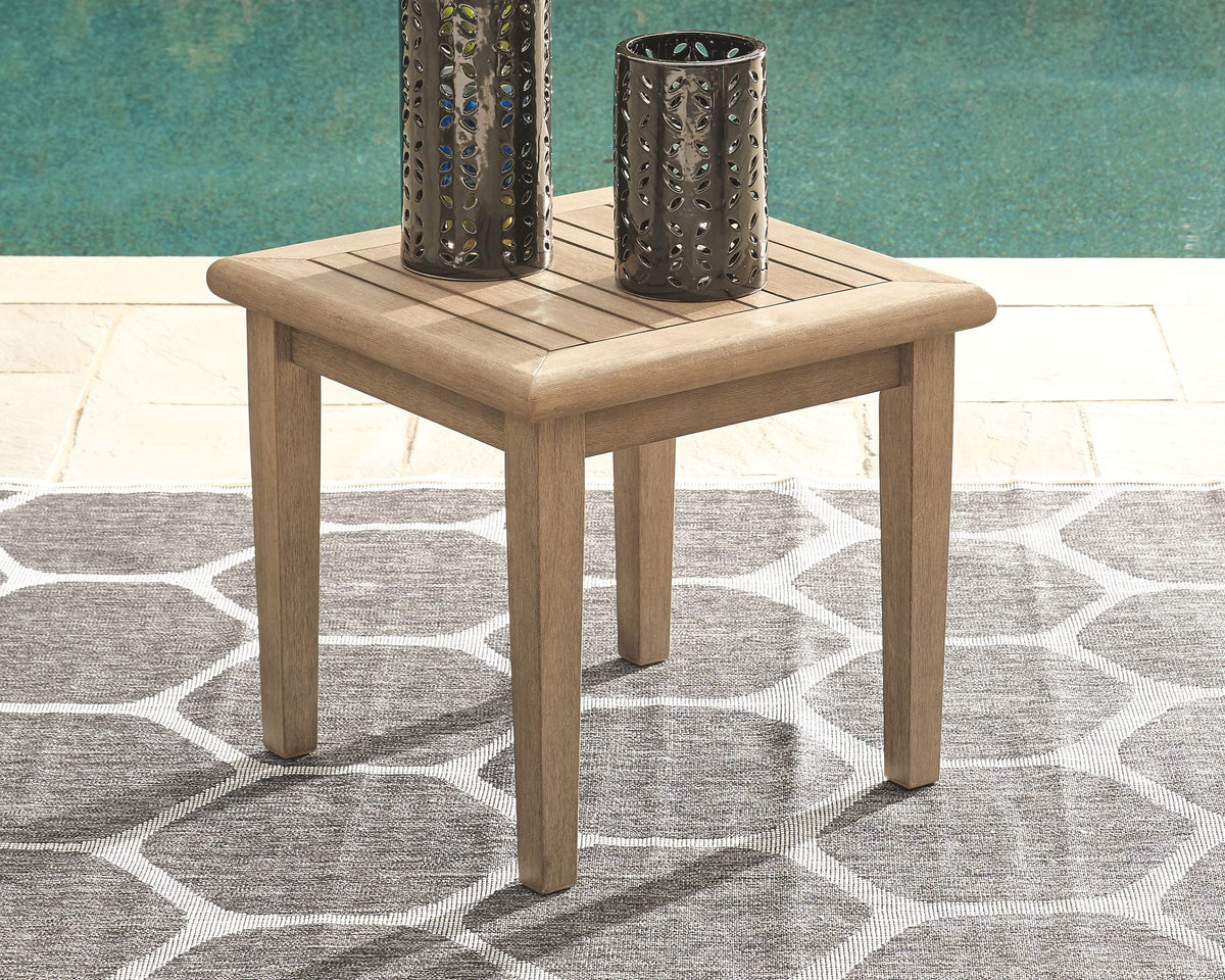 Gerianne - Brown - Square End Table by Signature Design by Ashley® | Bel Furniture