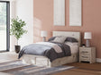 Lawroy - Panel Bed With Storage Beige Full Storage Footboard And 2 Under Bed Storage Units by Signature Design by Ashley® | Bel Furniture
