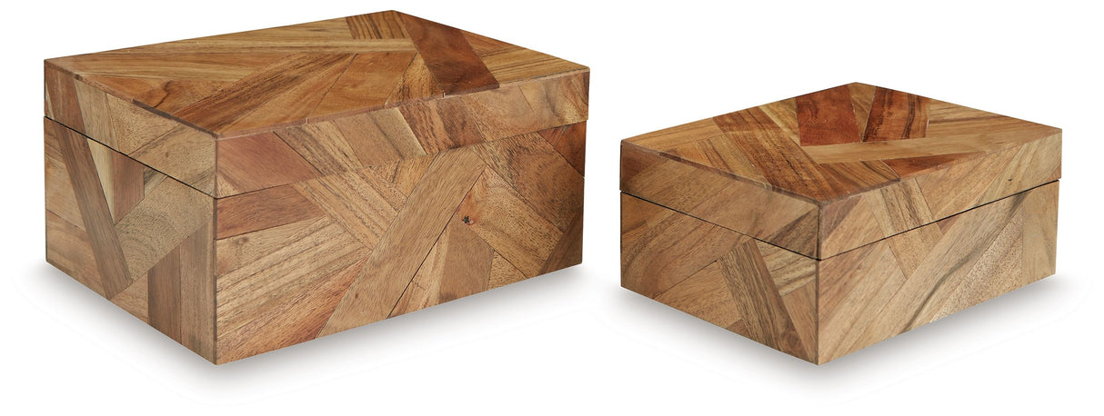 Antford - Brown - Box Set (Set of 2) by Signature Design by Ashley® | Bel Furniture