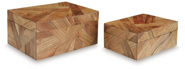 Antford - Brown - Box Set (Set of 2) by Signature Design by Ashley® | Bel Furniture