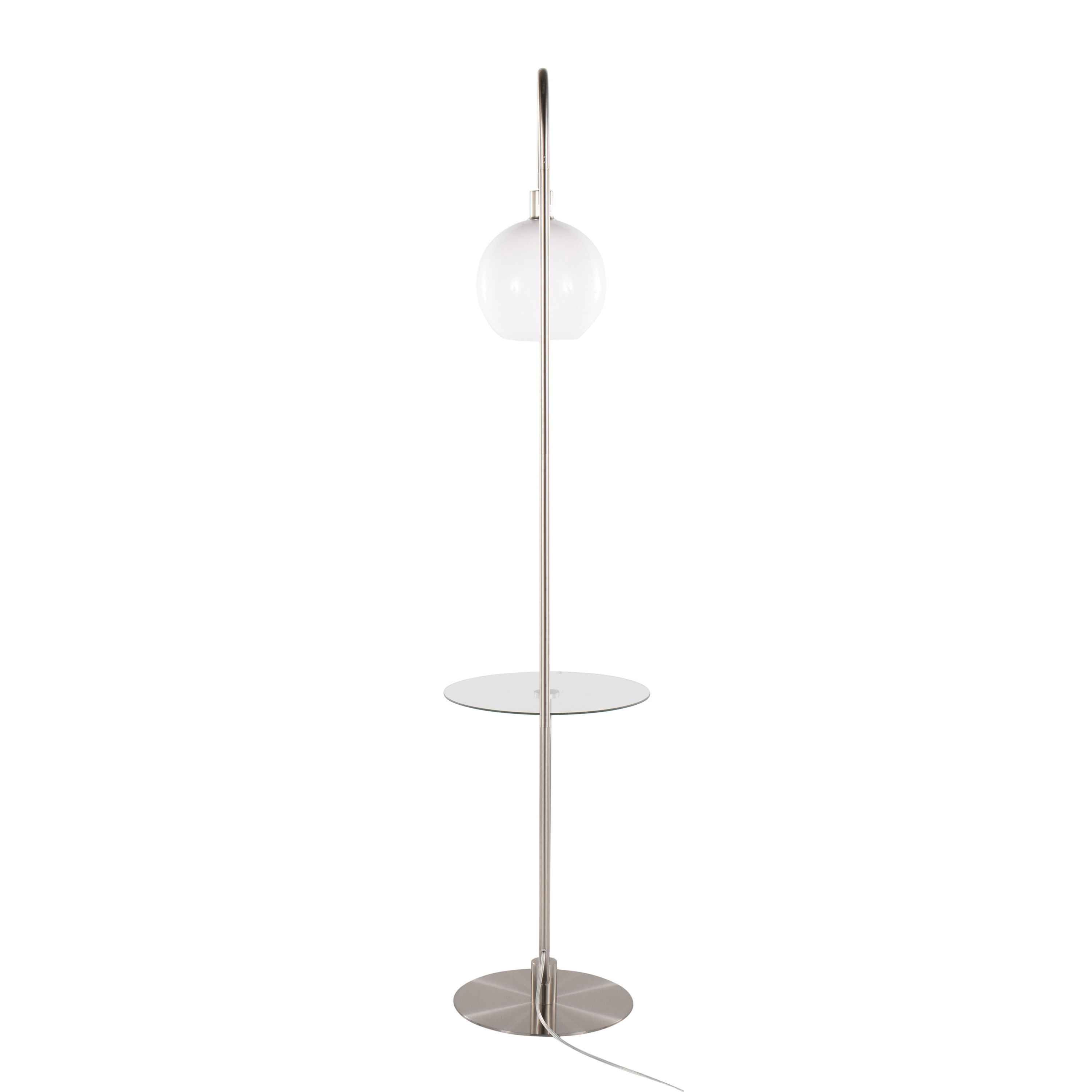 Trombone - Contemporary / Glam Floor Lamp