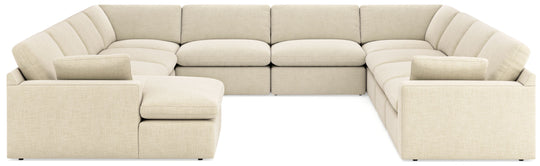 Elyza - Sectional Pearl Silver 10 Pc. Sectional by Benchcraft® | Bel Furniture