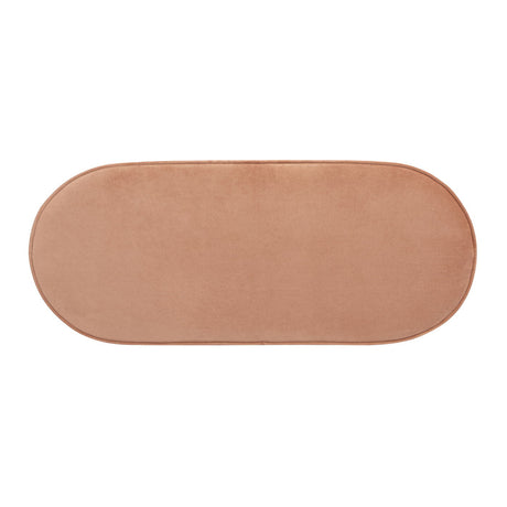 Serena - Contemporary Design Oval Storage Bench Ottoman by Jennifer Taylor Home | Bel Furniture