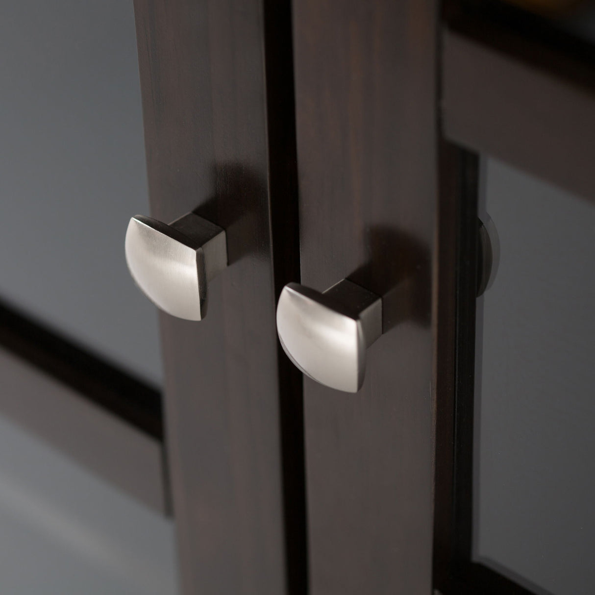 Acadian - Low Storage Cabinet - Brunette Brown by Simpli-Home | Bel Furniture