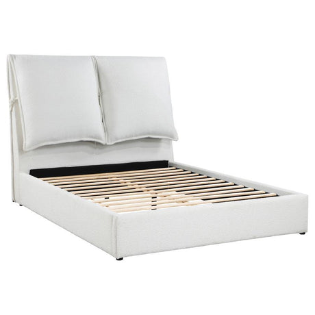 Gwendoline - Upholstered Panel Bed White Queen by Coaster Fine Furniture | Bel Furniture