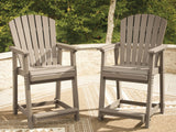 Seacliff Beach - Barstool (Set of 2) - Medium Brown - view 5