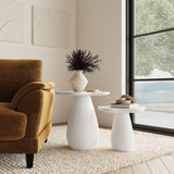 Perth - Side Table With Cloud-Shaped Top by Coaster Fine Furniture | Bel Furniture