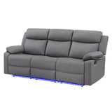 Blanche - Reclining Sofa With LED Lights