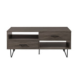 Modern Hairpin Leg Coffee Table by Walker Edison | Bel Furniture