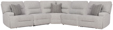 Acklen Place - Reclining Sectional Gray 5 Pc. Power Reclining Sectional by Signature Design by Ashley® | Bel Furniture