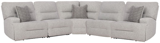 Acklen Place - Reclining Sectional Gray 5 Pc. Power Reclining Sectional by Signature Design by Ashley® | Bel Furniture