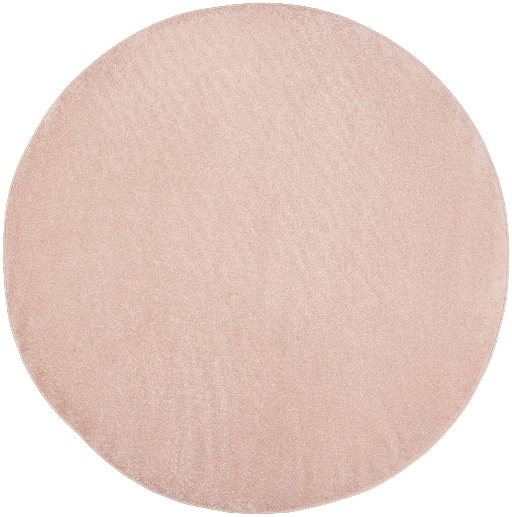 6' X 6' Round Non Skid Indoor / Outdoor Area Rug - Pink