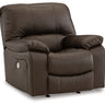 Leesworth - Rocker Recliner Dark Brown Power Reclining by Signature Design by Ashley® | Bel Furniture