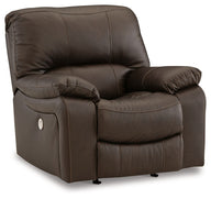 Leesworth - Rocker Recliner Dark Brown Power Reclining by Signature Design by Ashley® | Bel Furniture