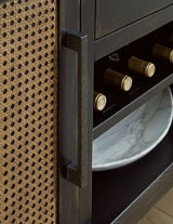 Galliden - Black - Dining Room Server by Signature Design by Ashley® | Bel Furniture