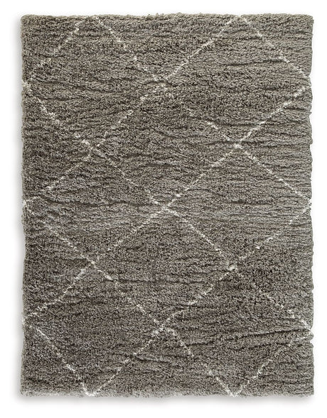 Wrenlow - Area Rug Dark Gray 8' x 10' by Signature Design by Ashley® | Bel Furniture