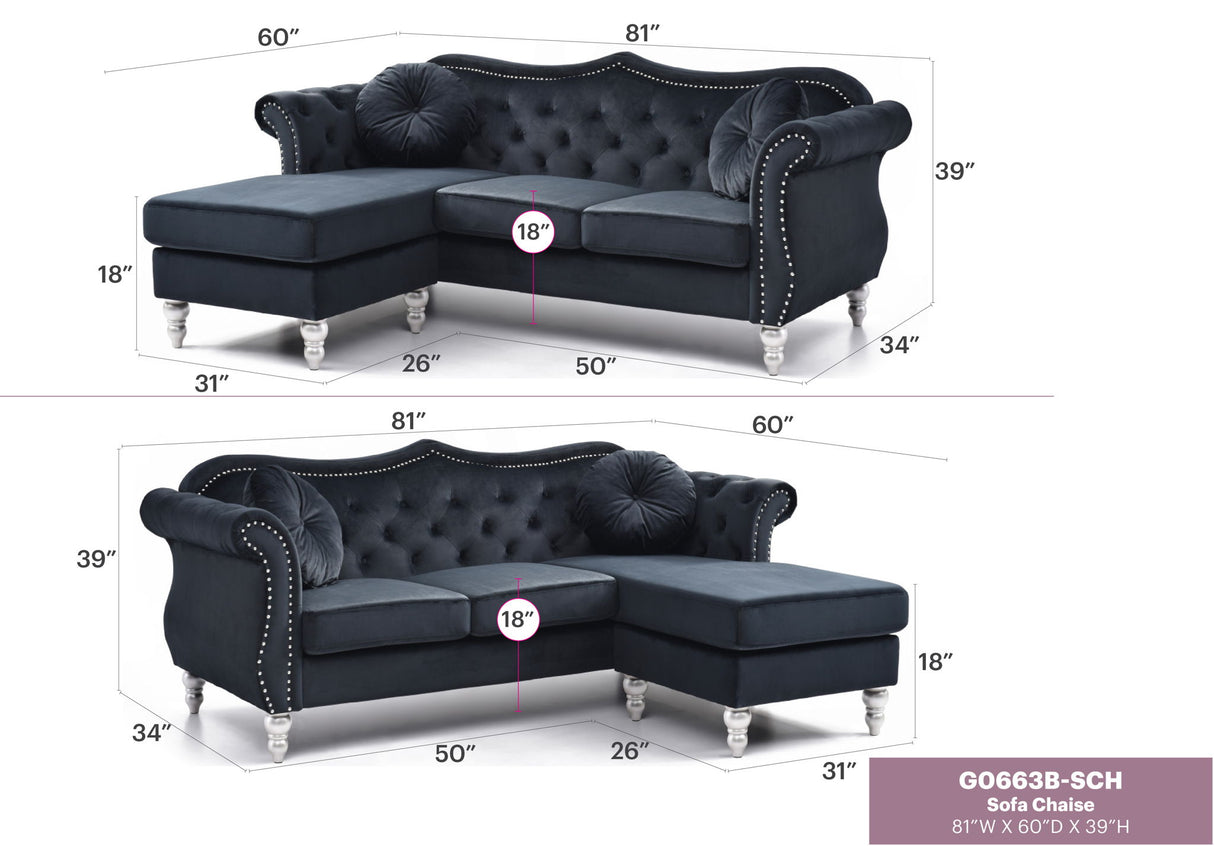 Hollywood - Sofa Chaise