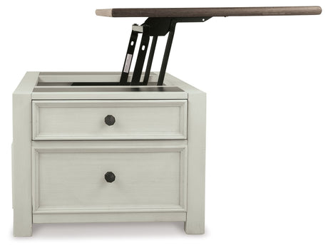 Bolanburg - White / Brown / Beige - Lift Top Cocktail Table by Signature Design by Ashley® | Bel Furniture