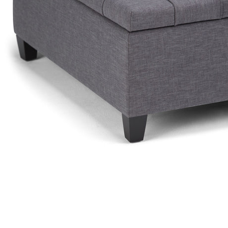 Harrison - Upholstered Coffee Table Storage Ottoman - view 83