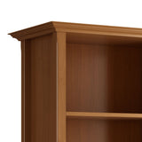 Amherst - 5 Shelf Bookcase - Light Golden Brown by Simpli-Home | Bel Furniture