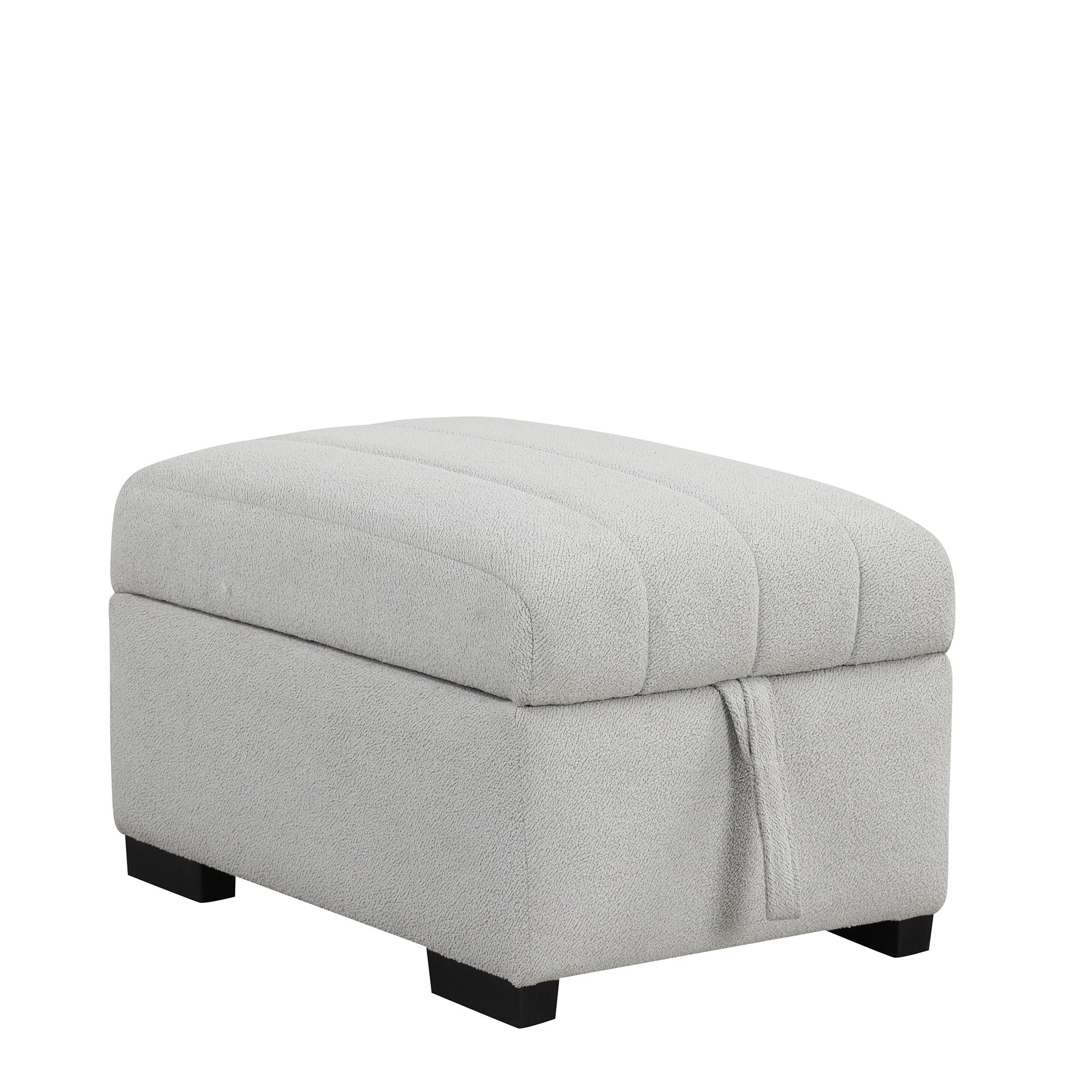 L-Shaped Sectional Pull Out Sofa Bed Sleeper Sofa With Two USB Ports, Two Power Sockets And A Movable Storage Ottoman