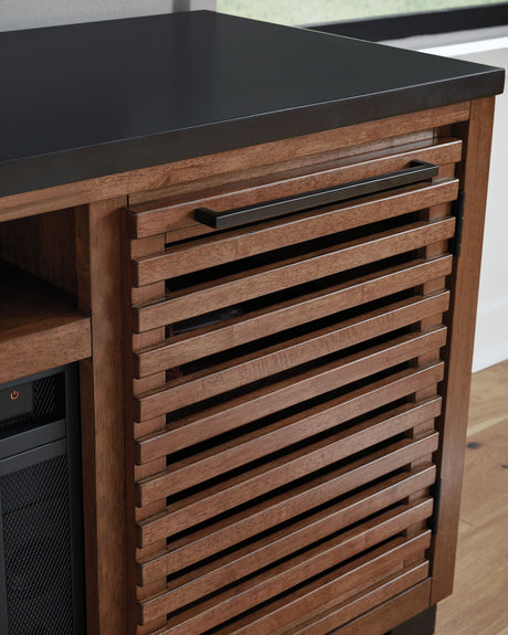 Kallari - TV Stand With Fireplace Option - view 7
