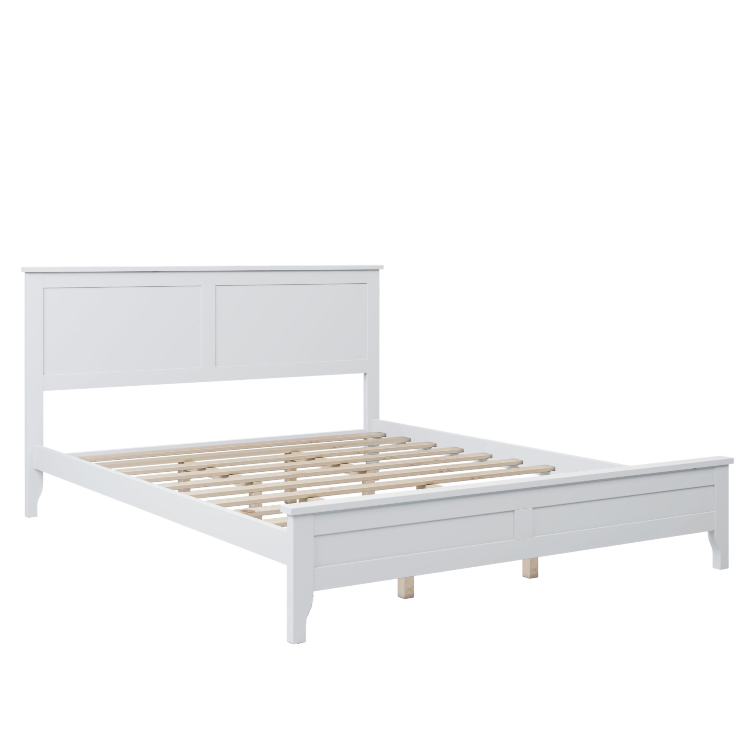 Modern Solid Wood Platform Bed