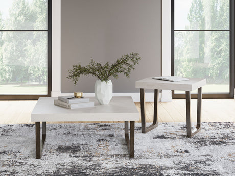 Westenfort - Occasional Table Set (Set of 2) - Espresso / Gray - view 8
