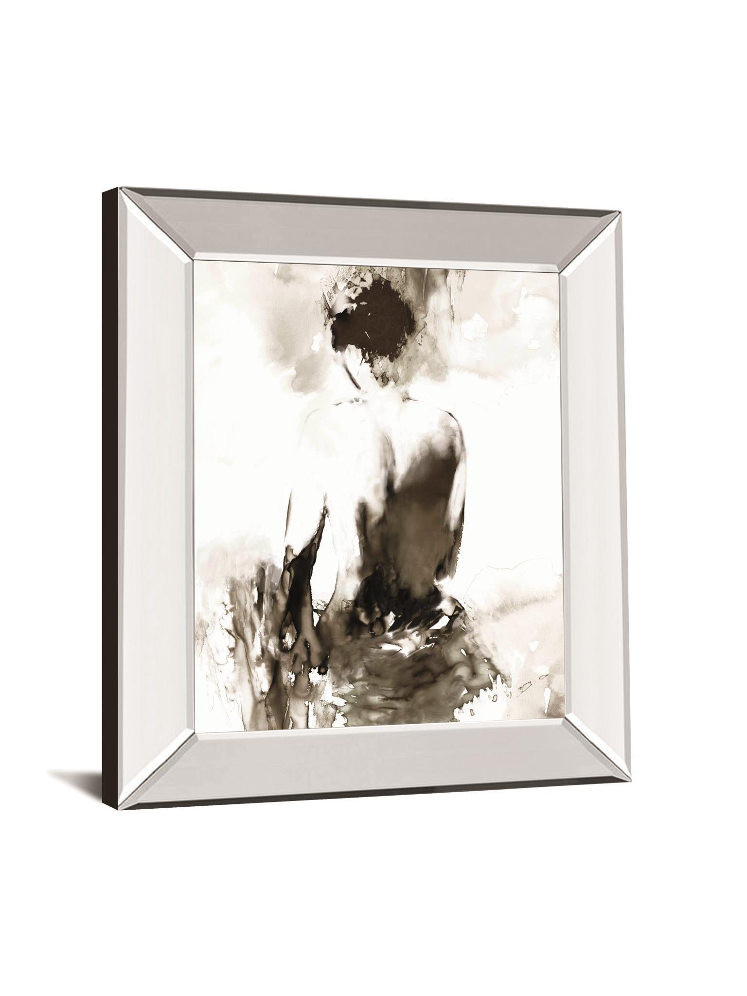 Ink Lady By Amiee Wilson Mirrored Frame - Dark Gray