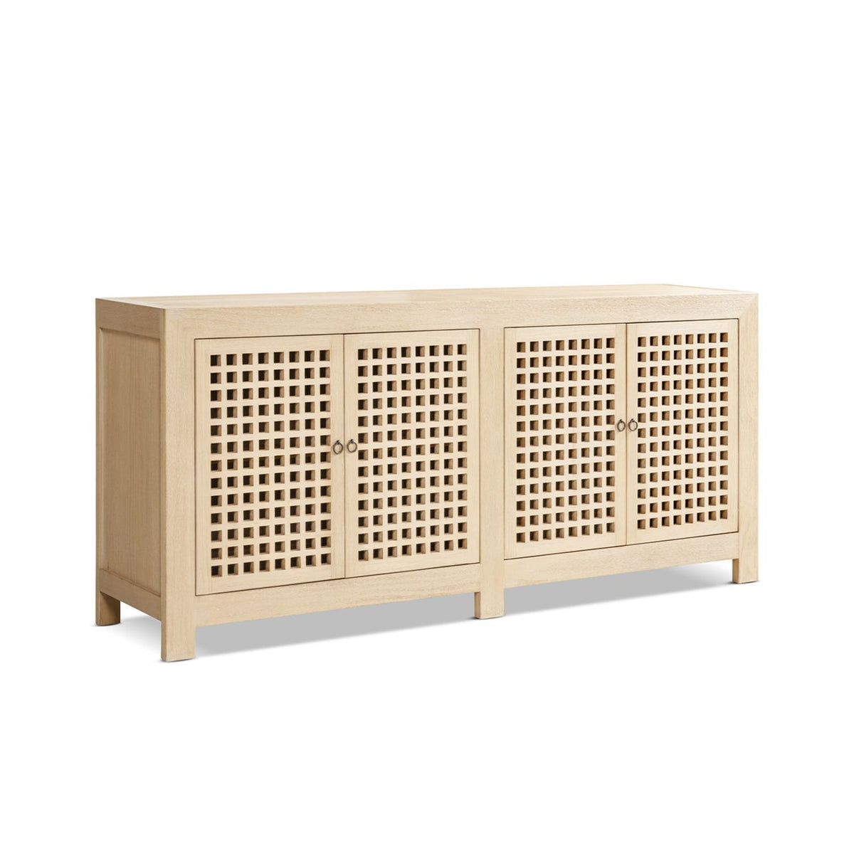 Alden - 4 Door Cabinet - White