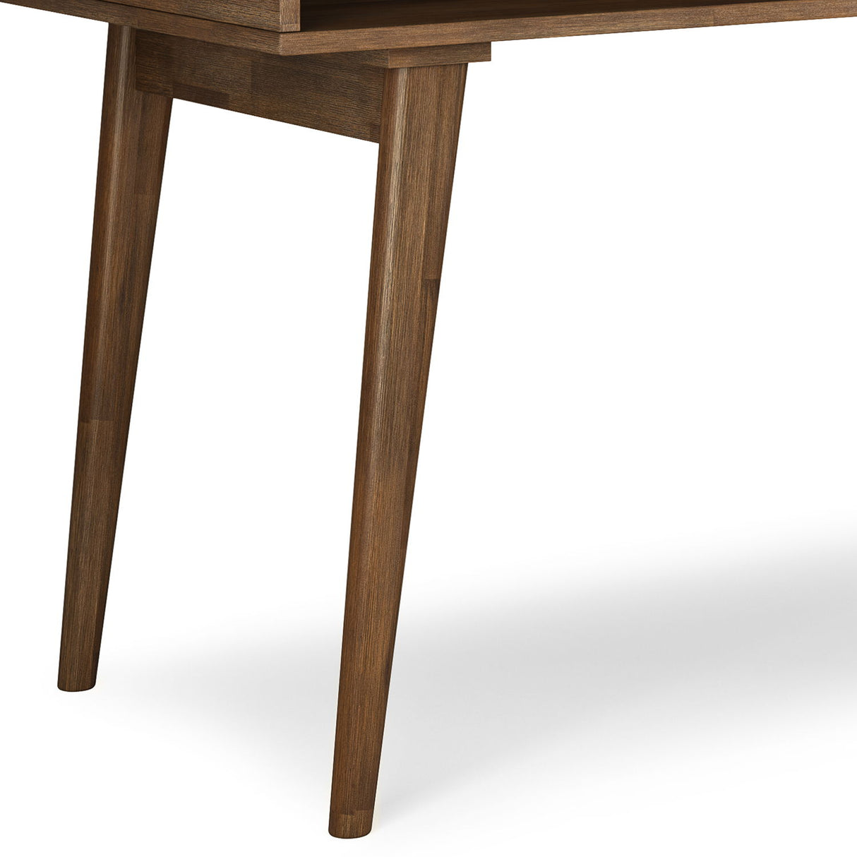 Clarkson - Desk With Side Drawers - Rustic Natural Aged Brown by Simpli-Home | Bel Furniture