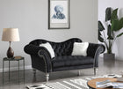 Elegant Round Arm Loveseat