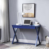 Nalo - Writing Desk - Wood Blue by Urban Nest | Bel Furniture