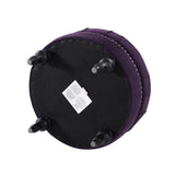 Dawn - Tufted Round Ottoman Nailhead Accents - Purple by Jennifer Taylor Home | Bel Furniture
