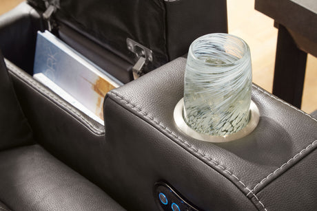 Fyne-dyme - Power Recliner/Adj Headrest by Signature Design by Ashley® | Bel Furniture