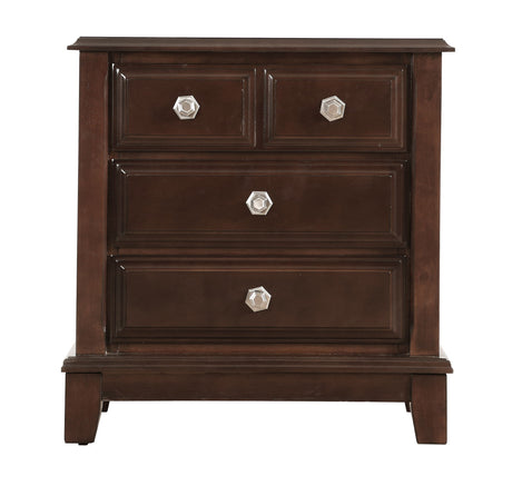 Ashford - Nightstand - Cappuccino by Glory Furniture | Bel Furniture